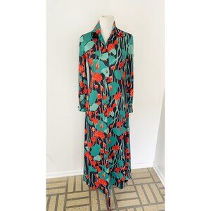 Emilio Borghese Vintage 70s? Floral Long Dress